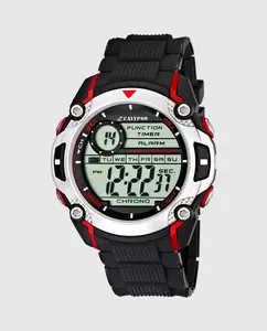 K5577/4 Digital For Man черные резиновые мужские часы Calypso, черный