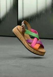 Сандалии на танкетке Gabor, Carrot/Camel