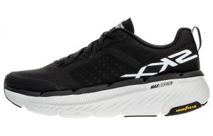 Skechers Легкие низкие повседневные беговые кроссовки мужские черно-белые, цвет Black White