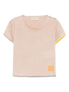 Трикотажная футболка Gensami kids, коричневый