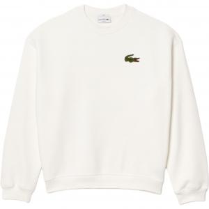 Свитшот с нашивкой-логотипом LACOSTE, белый