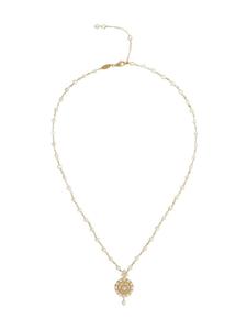 Колье из желтого золота с жемчугом Dolce & Gabbana, золотой