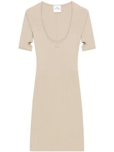 Courrèges платье мини с вырезами, нейтральный