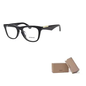 Burberry Квадратные очки для мужчин черные, Black