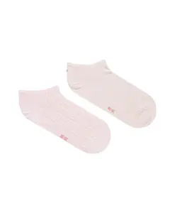 Ребристые носки до щиколотки Tommy Hilfiger, розовый