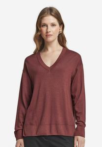 Джемпер Falconeri ULTRAFINE V NECK, Rot Marsala Tc/Light Red