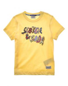 Футболка свободного кроя Scotch & Soda, желтый