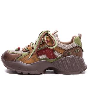 MATA Дышащие женские массивные кроссовки лоу-топы цианового цвета, цвет Cyan