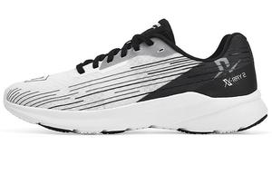 DO-WIN Амортизирующие противоскользящие износостойкие дышащие низкие кеды для бега унисекс черно-белые, цвет Black White