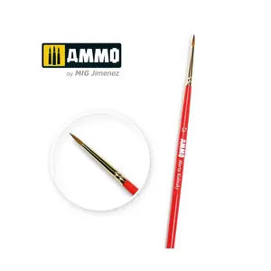 1.7 Кисть Fine Finish Марты Колински, Brushes (AMMO by Mig Jimenez)