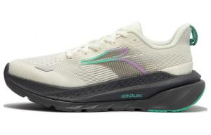 Red Flame 3 Амортизирующие противоскользящие низкие кроссовки для бега Женские Серый Черный 361°, Feather White/Smoke Gray