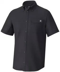 Мужская футболка HUK на пуговицах Tide Point, черный