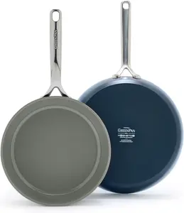Сковорода антипригарная GreenPan GP5 керамическая, 24/28 см, синий