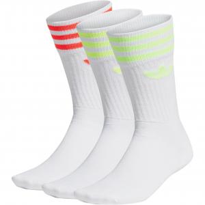 Средние носки унисекс набор из 3 пар Adidas Originals, белый