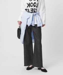 Обрезанные джинсы United Arrows, цвет Black