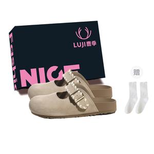 Женские сандалии с закрытым носком, устойчивые к истиранию и запаху Luji, Khaki