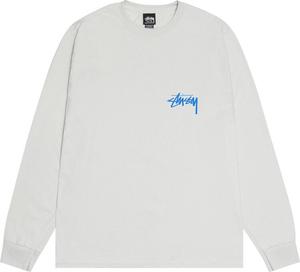Лонгслив Stussy Beat Crazy 'Fog', серый
