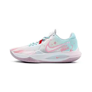 Мужские баскетбольные кроссовки low top с технологией precision 6, амортизацией и устойчивым к истиранию покрытием Nike, розовый