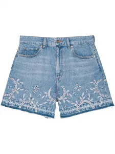 Шорты Broderie GANNI, синий