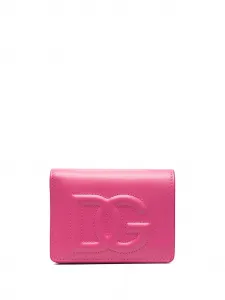 Кошелек с логотипом DG DOLCE & GABBANA, розовый