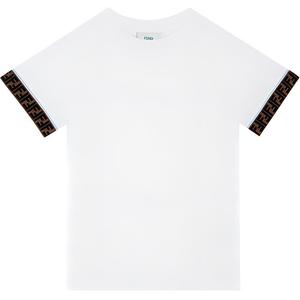 Детская футболка FENDI, белая
