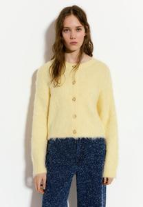 Кардиган PULL&BEAR UP, Yellow