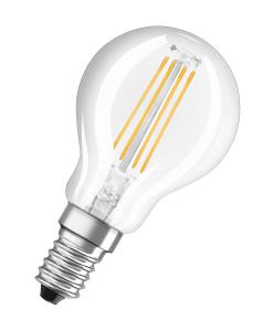 Светодиодная лампочка Osram, 4,5x7,8 см, прозрачный