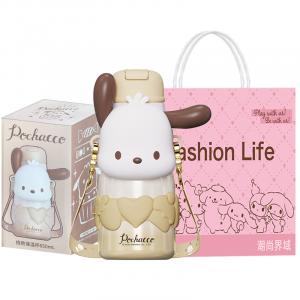Термочашка Hello Kitty Collaboration 650 мл Sanrio, Pochacco Insulated Mug + Shopping Bag