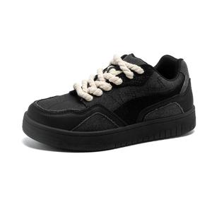 JETRAM Кроссовки для скейтбординга с низкой амортизацией, унисекс, черные