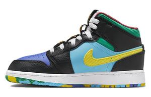 Jordan Air Jordan 1 винтажные баскетбольные кроссовки женские, Black