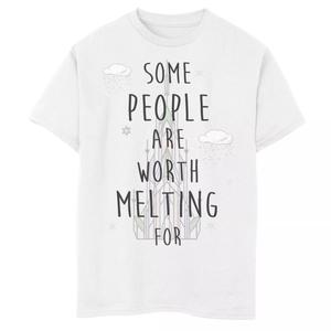 Футболка с рисунком Disney's Frozen Boys 8-20, которую стоит растопить Disney, белый