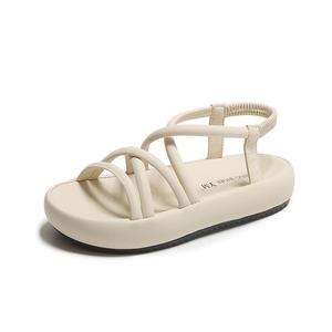 Alxnan Римские сандалии женские бежевые, цвет Beige