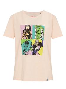 Футболка Re:Covered T-Shirt Pop Art Portrait, розовый