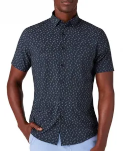 Рубашка с коротким рукавом Leeward Mizzen+Main, синий