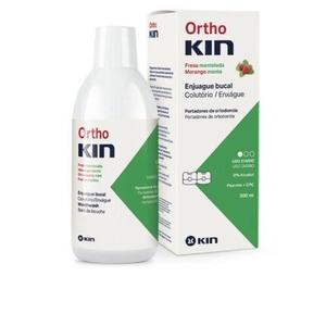 Ополаскиватель для рта Hygiene Kin Orthokin со вкусом клубники и ментола 500мл