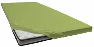 Простыня Bellana Джерси-Эластан хлопковая 90-120х200-220 см, цвет moos