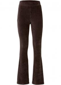 Вельветовые расклешенные леггинсы Rainbow, коричневый
