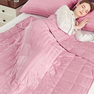 Утяжеленное одеяло 203х221 см, 10 кг, ультрамягкое и уютное охлаждающее одеяло для взрослых, моющееся в стиральной машине, pink