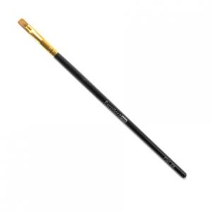 Плоская кисть для гелевого маникюра, 6 шт., черная. Excellent Pro