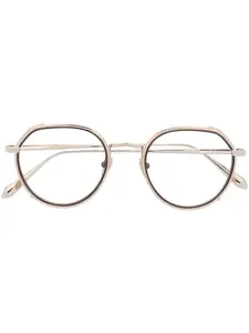 Очки в круглой оправе Linda Farrow, золотой
