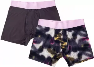 Мужские трусы-боксеры Thieves Hustle — 2 шт Pair of Thieves, серый/сиреневый