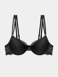 Gianna Bellucci Push-up бра 'Sienna' в черном цвете