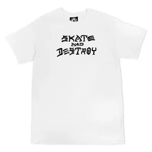 Футболка с коротким рукавом Thrasher Skate And Destroy, белый