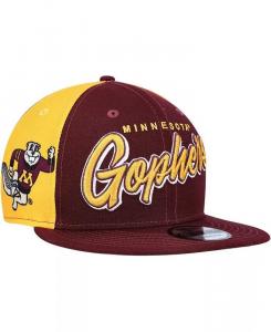 Мужская бордовая бейсболка Minnesota Golden Gophers Outright 9FIFTY Snapback New Era