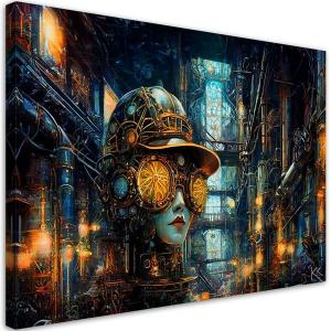 Картина арт-принт KUNSTLOFT Engineer's Clockwork Vision 1, золотой