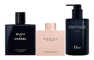 CHANEL Набор Cerulean мужской гель для душа 200мл + Hua Yue лосьон для тела 100мл + Wild мужской гель для душа 250мл