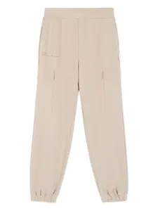 Брюки с карманами карго Emporio Armani Kids, бежевый