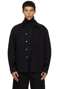 Рабочая джинсовая рубашка Lemaire, черный