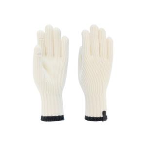 Перчатки Women's из 100% овечьей шерсти без вторичной ткани ELLE, белый