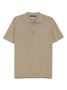 Рубашка-поло из хлопка Daniele Fiesoli, серый